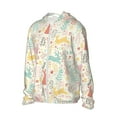 thumbnail image 2 of Pofeuu Fall Rabbit Print Sun Protection Outdoor Lightweight Full Zip UV Cooling Hoodie Long Sleeve Summer Clothing for Outdoor Hiking-Medium, 2 of 5