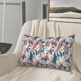 thumbnail image 2 of LNWH Rectangle Pillow Cover, Vintage Watercolor Coconut Tree Pattern Cushion Covers Pillowcase for Couch Bedroom Sofa, 14"x20", 2 of 8