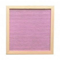 BE-TOOL Felt Changeable Letter Board Wooden Message Board with Letter Stickers for Home Restaurant Wedding Decorations Size 10*10 inch, Pink
