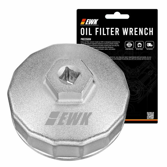EWK 74mm 14 Flutes Forged Oil Filter Removal Wrench for Mercedes Benz, Sprinter, VW, Porsche, Volkswagen, Audi