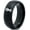 Black Dome Polish Tungsten, variant on Valentines Day Tungsten Ring Gamer Black Wedding Band Men Gift for Mom Mourning Jewelry 65th Birthday Gifts