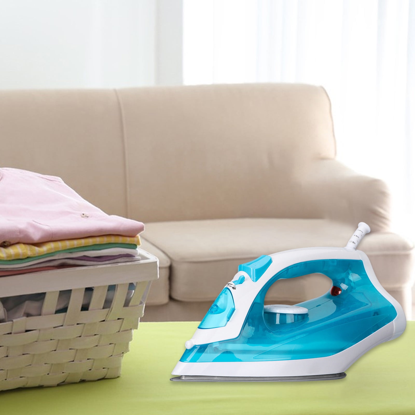 COM1950s Steam Irons for Ironing Clothes Expertise Grade 2200W Steam Iron for Clothes with Fast Even Heat Scratch Counteractivecomfort Griptrue Position Steam Holes