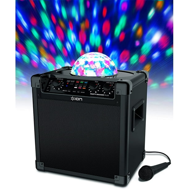 Enceinte rechargeable et karaoké avec effets vocaux et de lumières -  Bluetooth