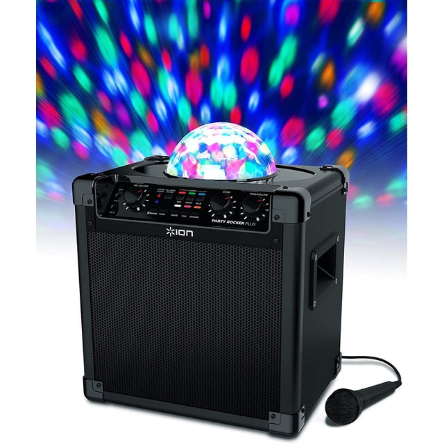 ION Audio ortable Système de Haut-Parleurs Bluetooth & Karaoké avec Batterie Rechargeable Intégrée Visitez la Boutique ION Audio