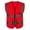 Red, variant on Men's Reflective Tank Top with Multi Pocket Construction Work Vest Lightweight Casual Outdoor Coat for Hiking Fishing Hunting Polyester Protective Gear