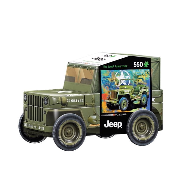 Rompecabezas Eurographics Military Jeep 550 piezas