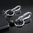 thumbnail image 4 of 3 Pcs Car Keychain Metal Keychian Rings for Families Detachable Auto Keyring Keychains, 4 of 6