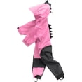 thumbnail image 6 of Cuddle Club One Piece Kids Rain Suit Waterproof Jacket Toddler Overalls, Pink Dino 6 to 7 Years Old, 6 of 7
