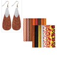 thumbnail image 4 of 16 hojas Hoja de material cuero sintético Impreso Cuero artificial de Tela de material cuero sintético para accesorios para el cabello, aretes, bolsos, fab mayimx Hojas de tela de PU, 4 of 9