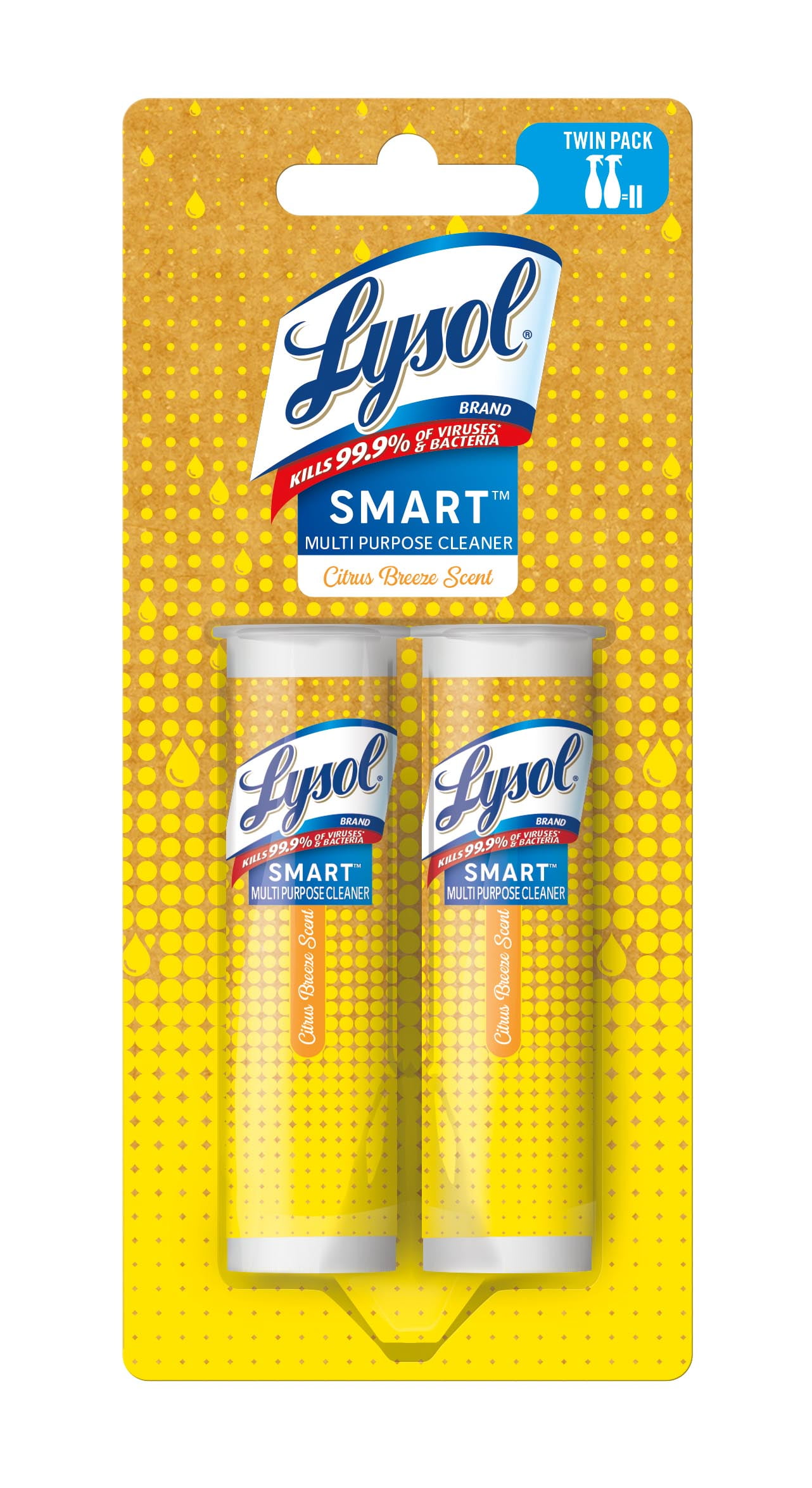 Lysol SMART MultiPurpose Cleaner 2ct Refill Cartridge, Citrus Breeze