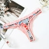 Lingerie For Women Plus Size New Hot For Women Letter & Floral Print Low Waist Skinny Sexy Short Panties
