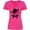 Hot Pink, variant on Inktastic Pirate Skull and Cross Bones Women's V-Neck T-Shirt