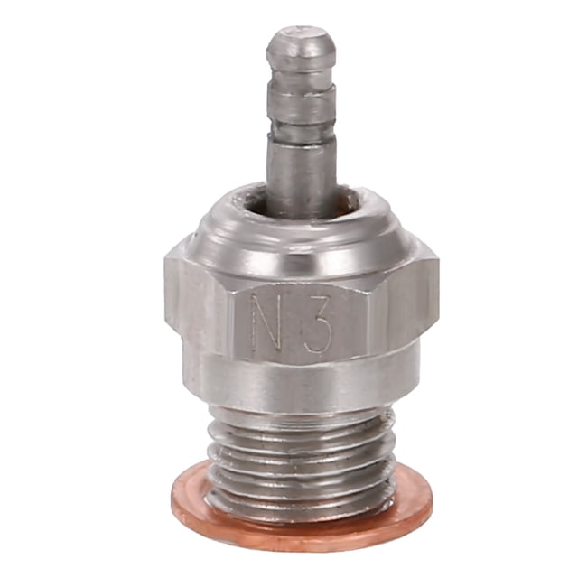 70117 N3 Steel Spark Plug RC Engine Parts for Nitro Engine RC Car Truck SUV Compatible with Redcat Hsp Hpi
