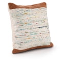 thumbnail image 6 of LR Home Luma Set of 2 Brown/Multicolor Striped 20" x 20" Cotton Adult Decorative Throw Pillows, 6 of 10