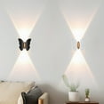 thumbnail image 1 of Fiudx Aplique de Pared para Exterior, Diseño Moderno de Aluminio, Resistente a La Intemperie Ip65, Acabado Mate, Ideal para Puertas de Entrada, Patios, Escaleras, Uso Interior y Exterior, Color Blanc, 1 of 7