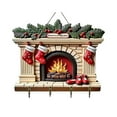 thumbnail image 1 of Festive Holiday Wall Organizer Key Holder With Hooks For Seasonal Celebration Entryway, 1 of 5
