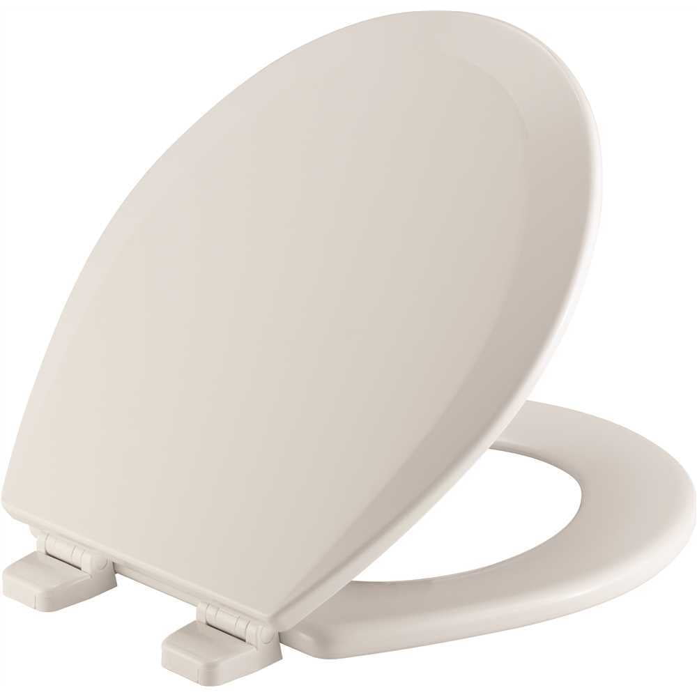 Bemis 500TTT Wood Round Toilet Seat, Available in Various Colors