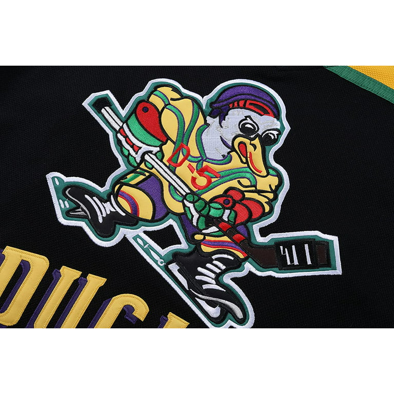 Youth Mighty Ducks Movie Hockey Jersey 90S Hip Hop Adults Clothing for  Party, Stitched Letters and Numbers