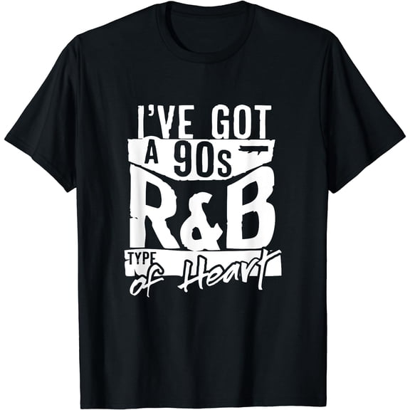 90s R&B Shirt Throwback 1990s Heart Music Vintage Tshirt T-Shirt