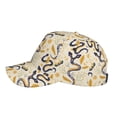 thumbnail image 2 of Lsque Snake And Floral Baseball Cap Trucker Low Profile Hat Golf Dad Hat Adjustable Original Classic Unconstructed Plain Cap Men Women, 2 of 9