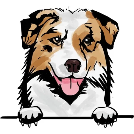 DOPASTICKER Alopekis Sticker Adopt Cute Dog Puppy Peeking Phone Decal Water Bottle Stickers Cars Stickers Water Bottle Stickers For Kids