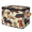 Multicolor 1, variant on ADECORIVY Dachshund Dog Storage Bin with Zipper Lid, Fabric Storage Baskets Boxes with Handles, Decorative Clothes Organizer Containers for Shelves, Wardrobe, Closet