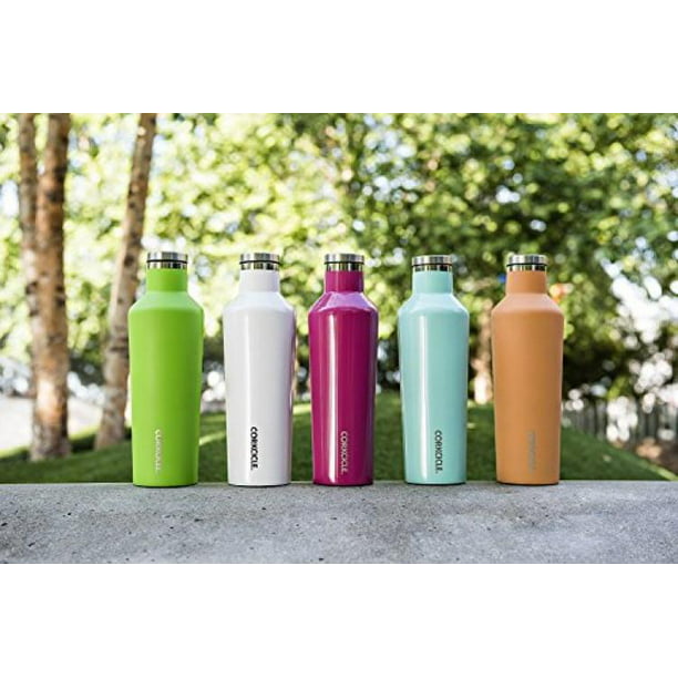 Corkcicle Canteen - Water Bottle and Thermos - Ninja Green - 9 oz. - Keeps  Beverages Hot/Cold for Hours - Cold for 25, Hot for 12 - Triple Insulated  