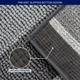 thumbnail image 7 of Subrtex Bathroom Rugs Chenille Plush Bath Mat Water Absorbent,16"x24", Gray, 7 of 7