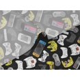 thumbnail image 6 of oneOone Velvet Black Fabric Video Game Quilting Supplies Print Sewing Fabric By The Yard 58 Inch Wide, 6 of 7