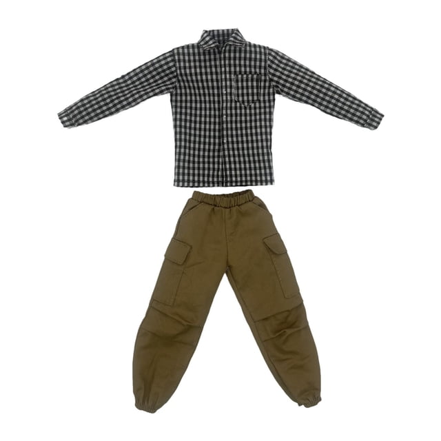 Figura de acción a escala 1/6, ropa, trajes, camisa , pantalones, tela, accesorios de vestuario para muñecas de moda, para figuras masculinas