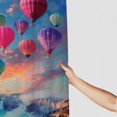 thumbnail image 3 of Balloon bathroom décor, multi-size color luxury graphic print polyester fabric stylish bathroom décor with washable shower curtain, 3 of 7