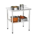 thumbnail image 7 of ROVSUN 30'' x 24'' Stainless Steel Commercial Metal Table for Prep & Work, 7 of 7