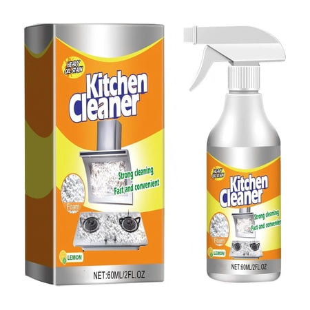 Alvantor All Purpose Cleaner, Spray Degreaser for Kitchen & Bathroom, Lemon Breeze Scent, 2fl.oz