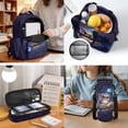 thumbnail image 5 of Jeiento Owl 17 Inch Backpack Set for Kids Boys Girls 4-Piece Lunch Bag Pencil Case Water Bottle Holder Galaxy Sky Lightweight Large Capacity School Bookbag Back to School, 5 of 7