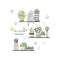 thumbnail image 1 of Etiqueta De La Pared De La Planta Etiqueta Engomada Del Arte De La Pared De La Planta Verde Decoración De La Pared De La Maceta Para La Cocina Dormitorio Baño Sala De Estar Minnieouse HA016460-00, 1 of 6