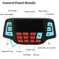 thumbnail image 6 of Pair Motorcycle Handlebar Speakers Audio System - Bluetooth USB SD FM Radio MP3 Loudspeaker Hands-free Call with LCD Display, 6 of 9