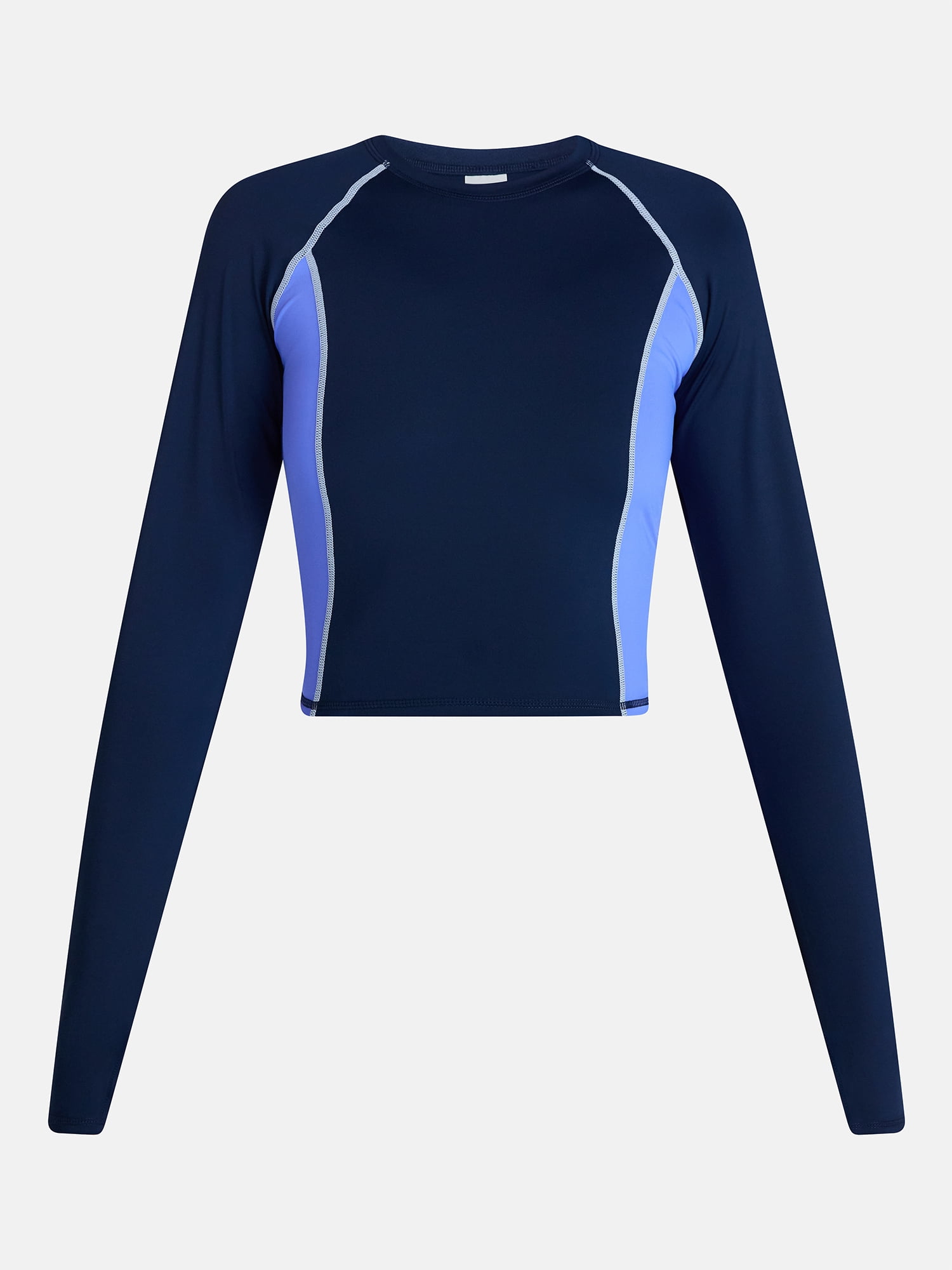 Ozark Trail Women's and Women's Plus Size Rash Guard Swim Top with Long Sleeves, Size XS-3X