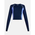 thumbnail image 5 of Ozark Trail Women's and Women's Plus Size Rash Guard Swim Top with Long Sleeves, Size XS-3X, 5 of 5
