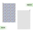 thumbnail image 2 of Naloa Sailboats And Seagulls Golf Towel Golf Gift for Men and Women Golf Towel with Carabiner Clip to Quickly Remove Mud, Dirt and Sweat, 2 of 8