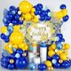 thumbnail image 1 of Kit de arco de guirnalda de globos de limón amarillo azul real con 179 piezas, pancarta para el verano, 1 of 5