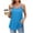 #01 Blue, variant on Tank Top for Women Casual Adjustable Spaghetti Straps Camisole Tops for Women Trendy Solid Color Round Neck Tank Tops Comfort Sleeveless Summer Tops