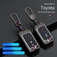 thumbnail image 3 of New Metal Zinc Alloy+silicone Car Key Cover case For Toyota yaris vios 2/3button Key holder, 3 of 24