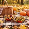 thumbnail image 4 of Thanksgiving Pumpkin Bowl Set, 2 Piece Dessert Yogurt Rice Bowls, Halloween Fall Themed Serving Bowls For Snacks Fruits And Home Party Table Decor, 4 of 6