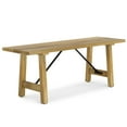 thumbnail image 1 of Harvey Solid Mango Wood 47 In Wide Bench, 1 of 3