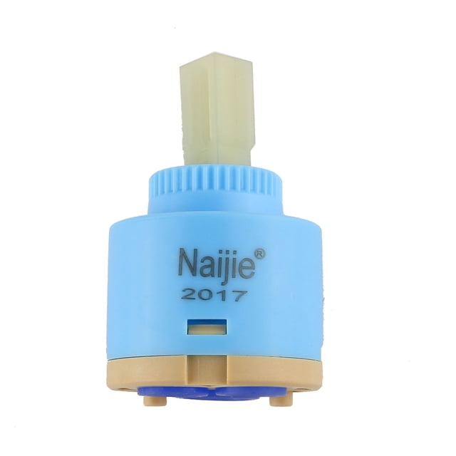 Unique Bargains Kitchen Waterfall Ceramic Disc Faucet Cartridge Replacement 40mm Dia