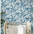 thumbnail image 5 of Stacy Garcia Home Blue Lagoon & Grey Palma Peel and Stick Wallpaper, 5 of 8