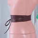 thumbnail image 2 of Cinturón de piel sintética con lazo para mujer, faja para vestido (café), 2 of 7