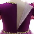 thumbnail image 5 of IBTOM CASTLE Kids Girls Princess Long Maxi Puffy Dress Halloween Christmas Cosplay Fancy Dress up Birthday Party Carnival Evening Pageant Prom Ball Gown, 5 of 6