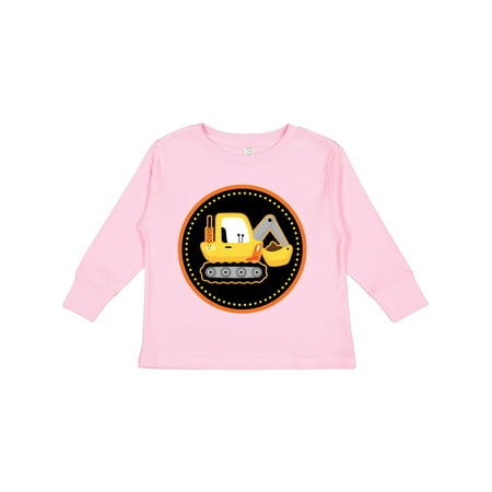 

Inktastic Construction Digger Truck Gift Toddler Boy Girl Long Sleeve T-Shirt