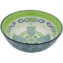 Royal Tara Irish Celtic Cross Bowl Bone China Colourful Ceramic Bowls Set 14 cm with Shamrock